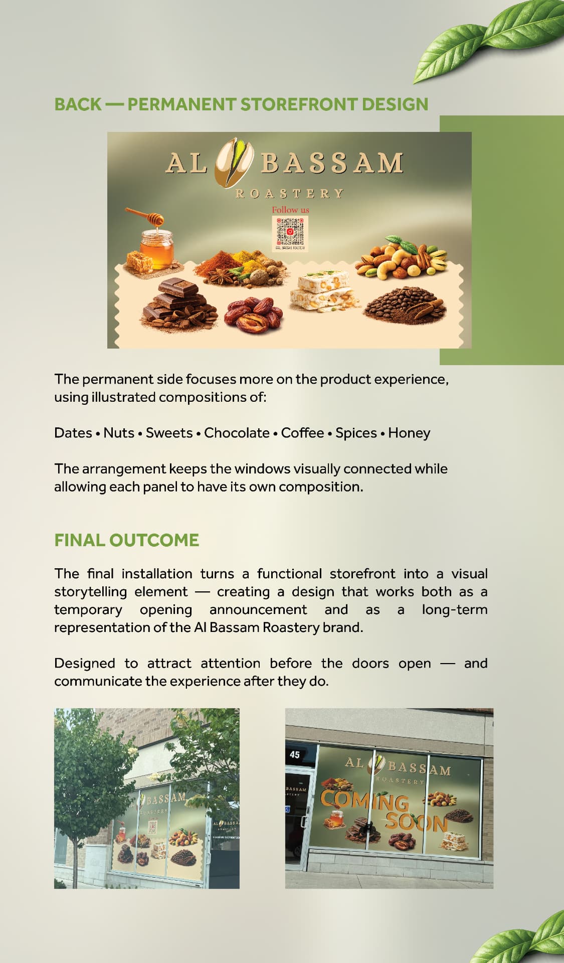 Window Sticker Design — Al Bassam Roastery — image 2