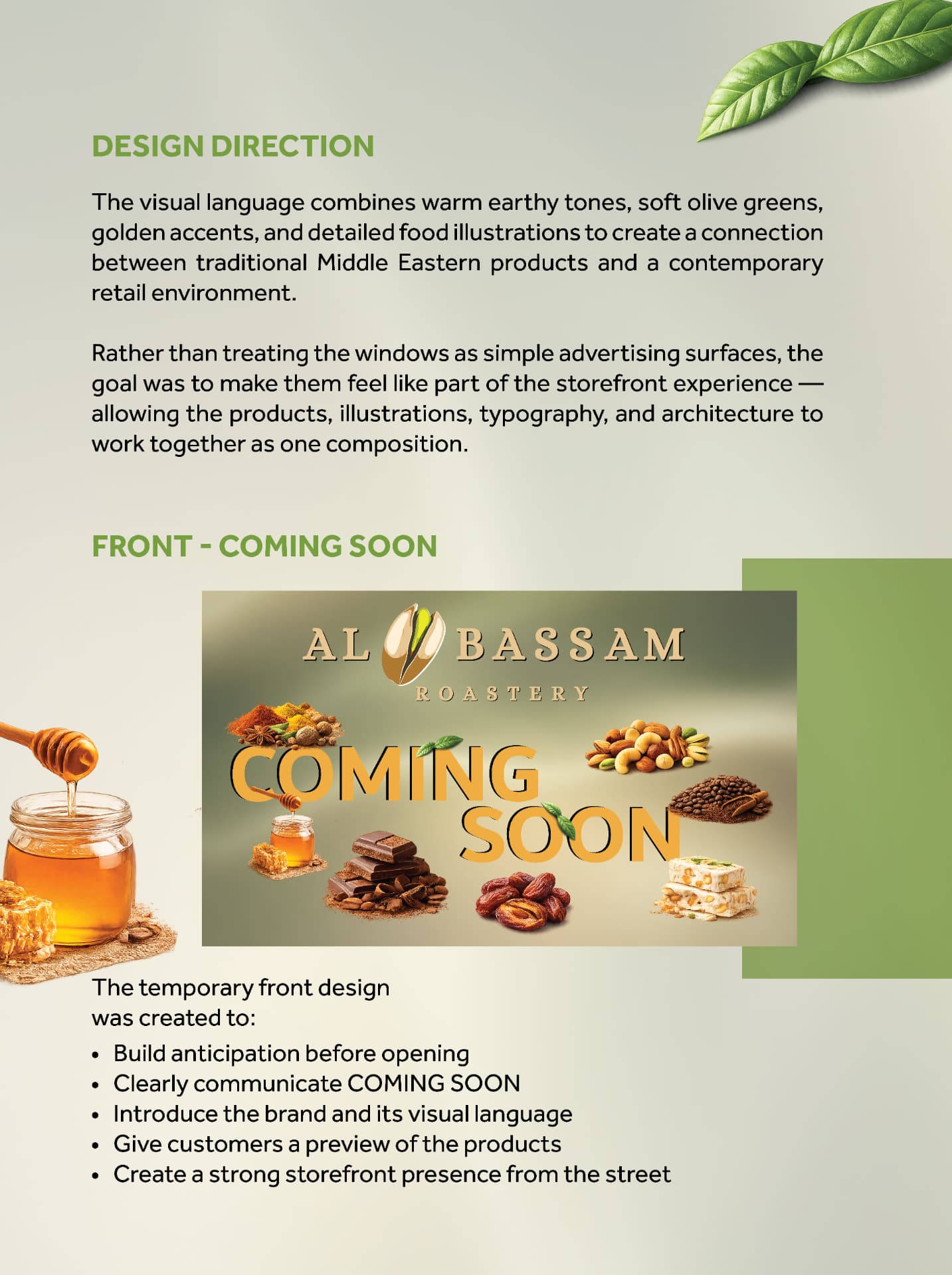 Window Sticker Design — Al Bassam Roastery — image 1